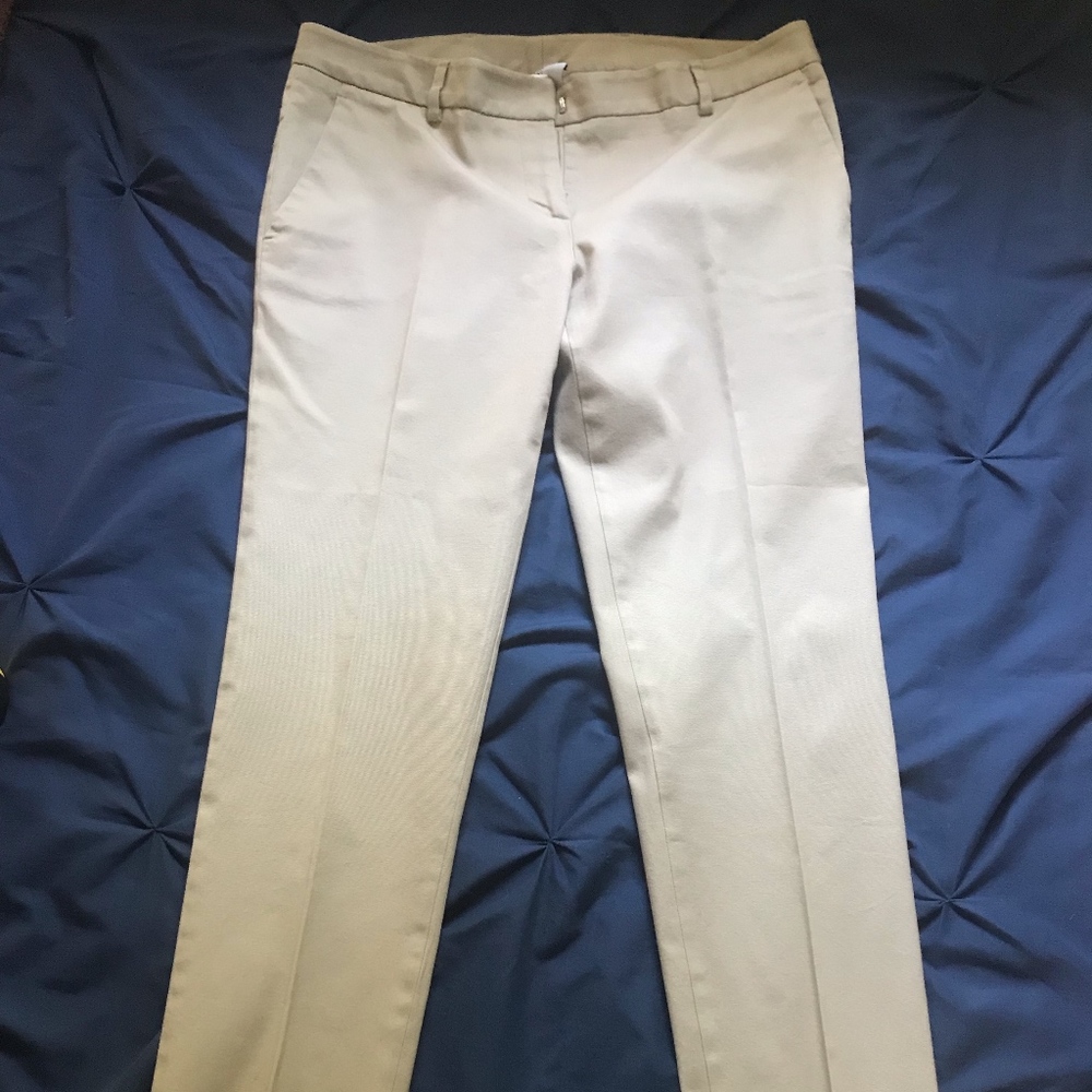 Luxury khaki dress pants, size 8 equivalent